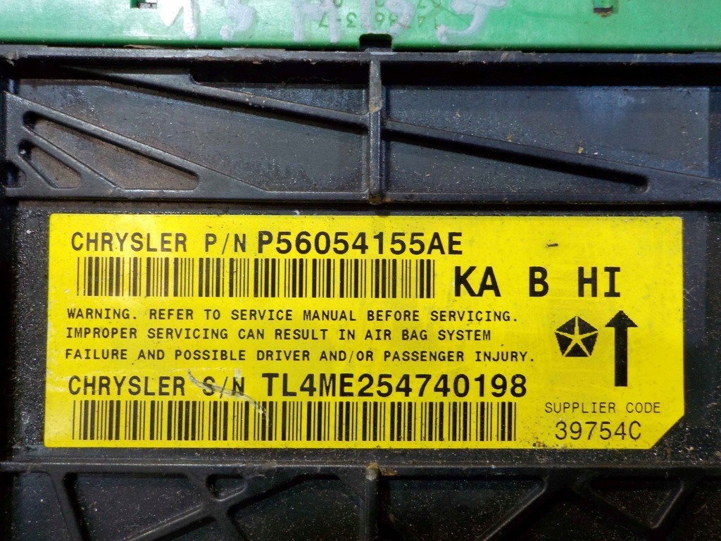 фото №4, Dodge nitro 08r модуль датчик подушка безпеки p56054155ae