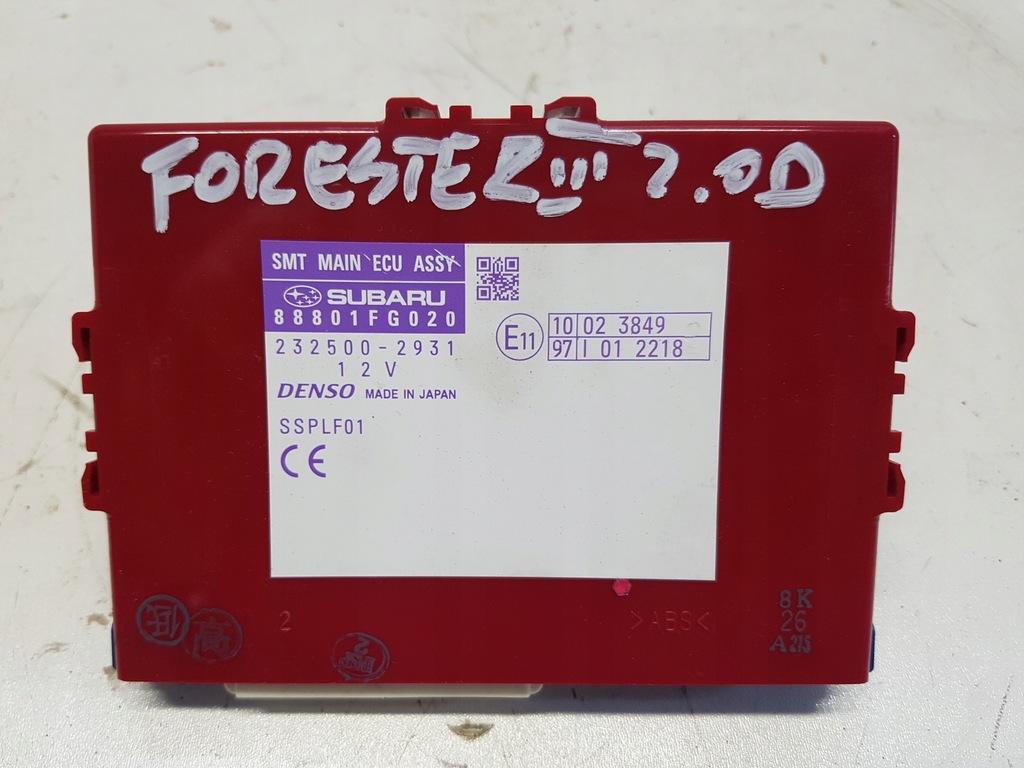 фото №1, Forester sh iii блок управления модуль smart key keyless