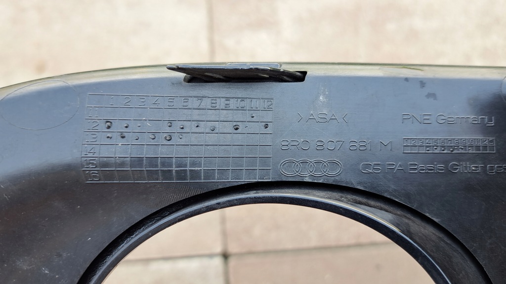 фото №6, Audi q5 lift 8r левая решётка бампера перед 12-16