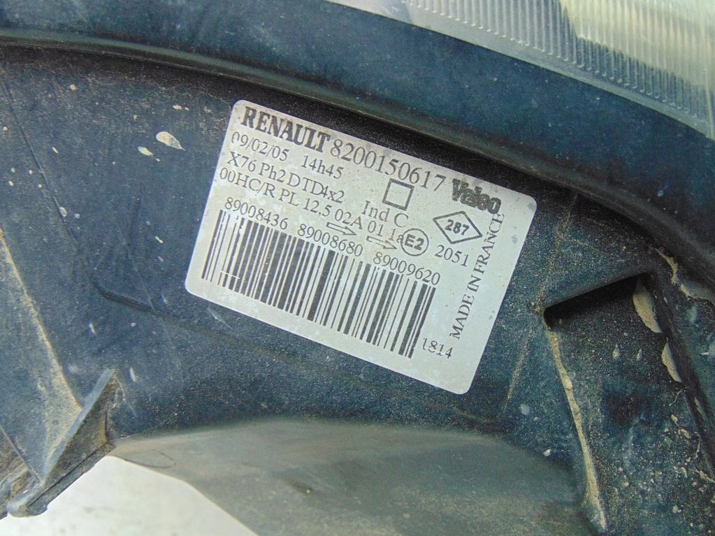 фото №11, Renault kangoo 2005r лампа правый перед