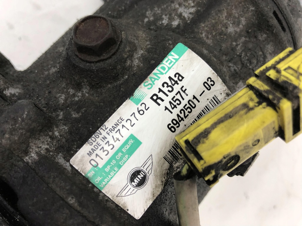 фото №6, Компресор кондиціонера 6942501 mini cooper r56 1.6