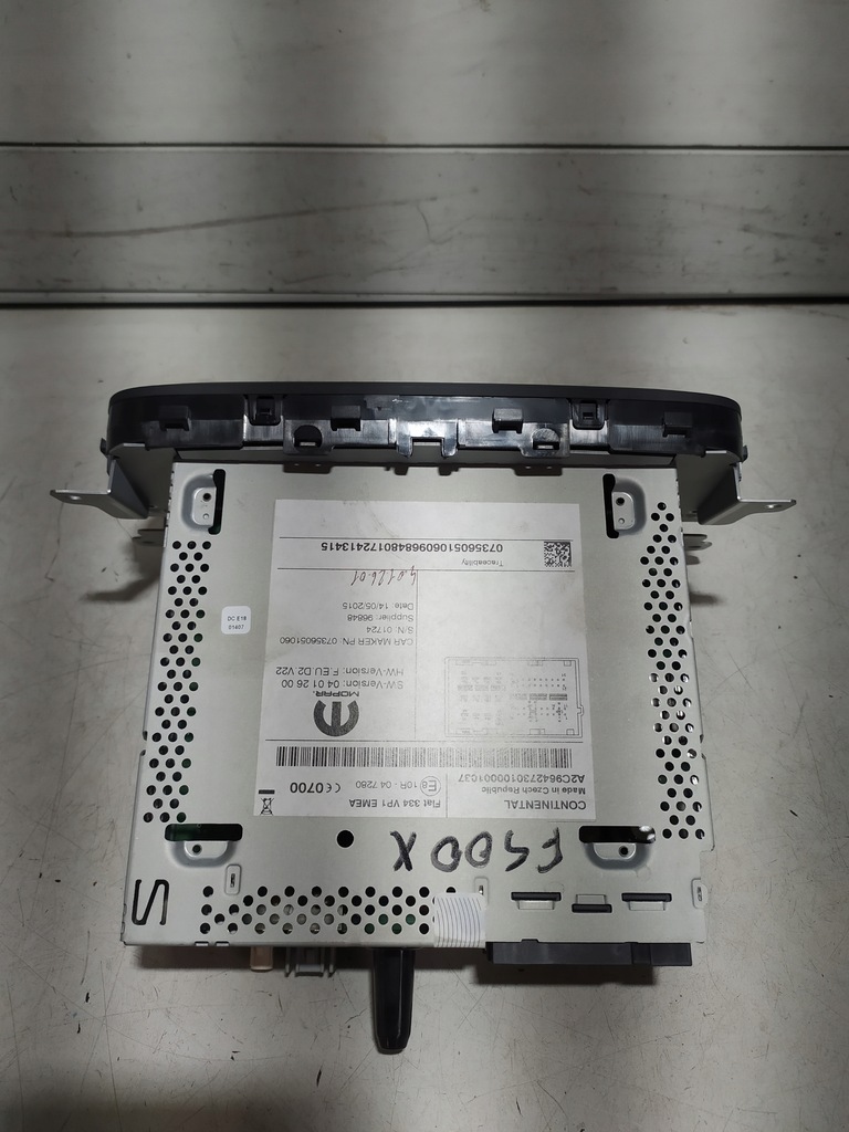 фото №3, Fiat 500 x радио радиопроигрыватель