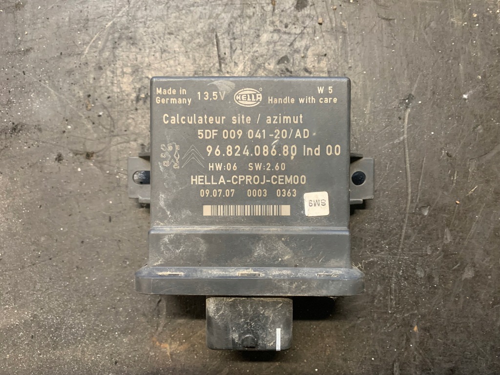 фото №1, Citroen c4 picasso i блок керування модуль лампа ксенон