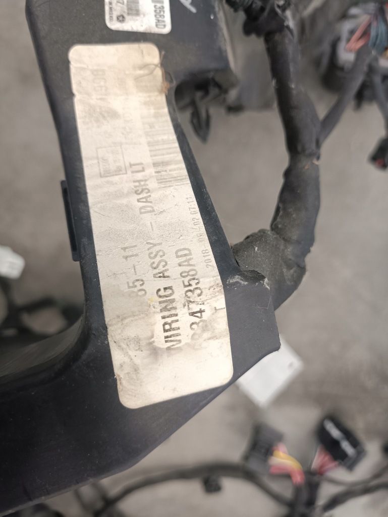 фото №7, Jeep cherokee kl джгут панелі приладової панелі ліва