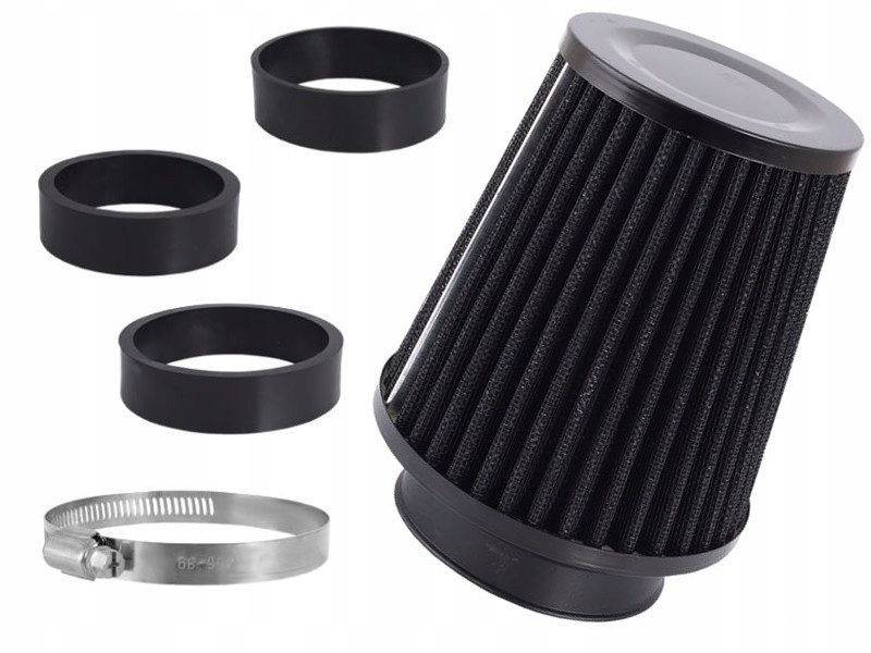 фото №1, Конический фильтр воздуха чёрный конусный фильтр адаптеры