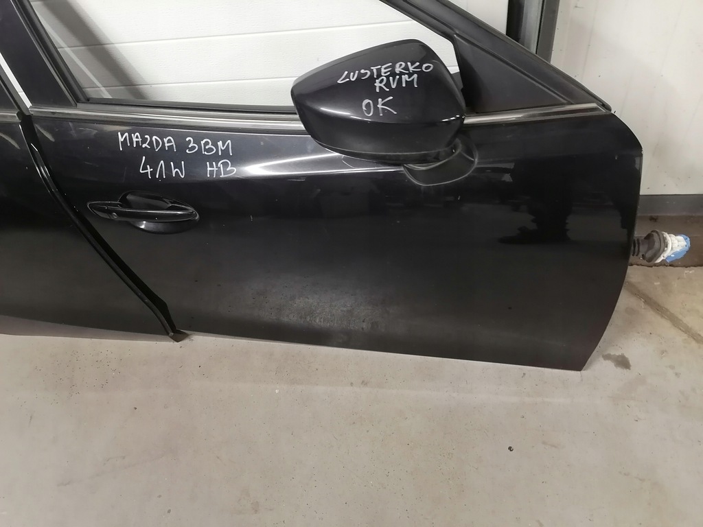 фото №8, Mazda 3 bm hb дверь чёрный 41w правый перед задняя 13-17