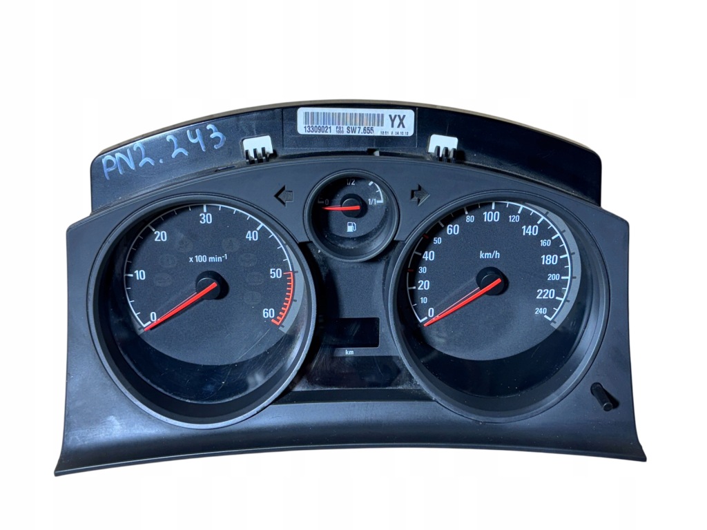 фото №1, Счетчик приборная панель opel astra h 13309021