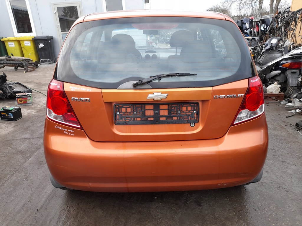 фото №12, Chevrolet aveo t200 бампер задняя задний задний 54u