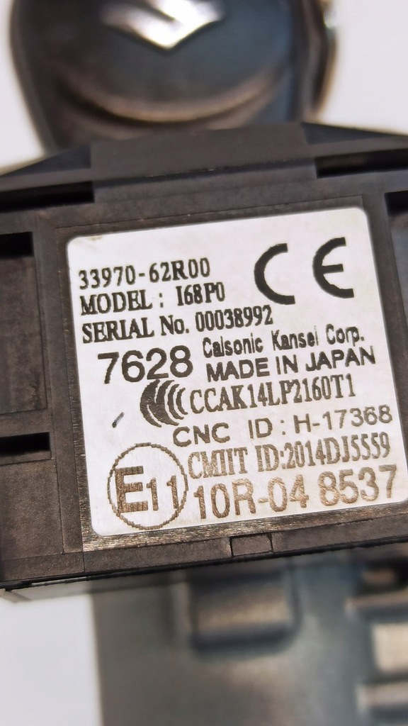 фото №8, Suzuki swift mk8 замок зажигания ключ 33970-62r00