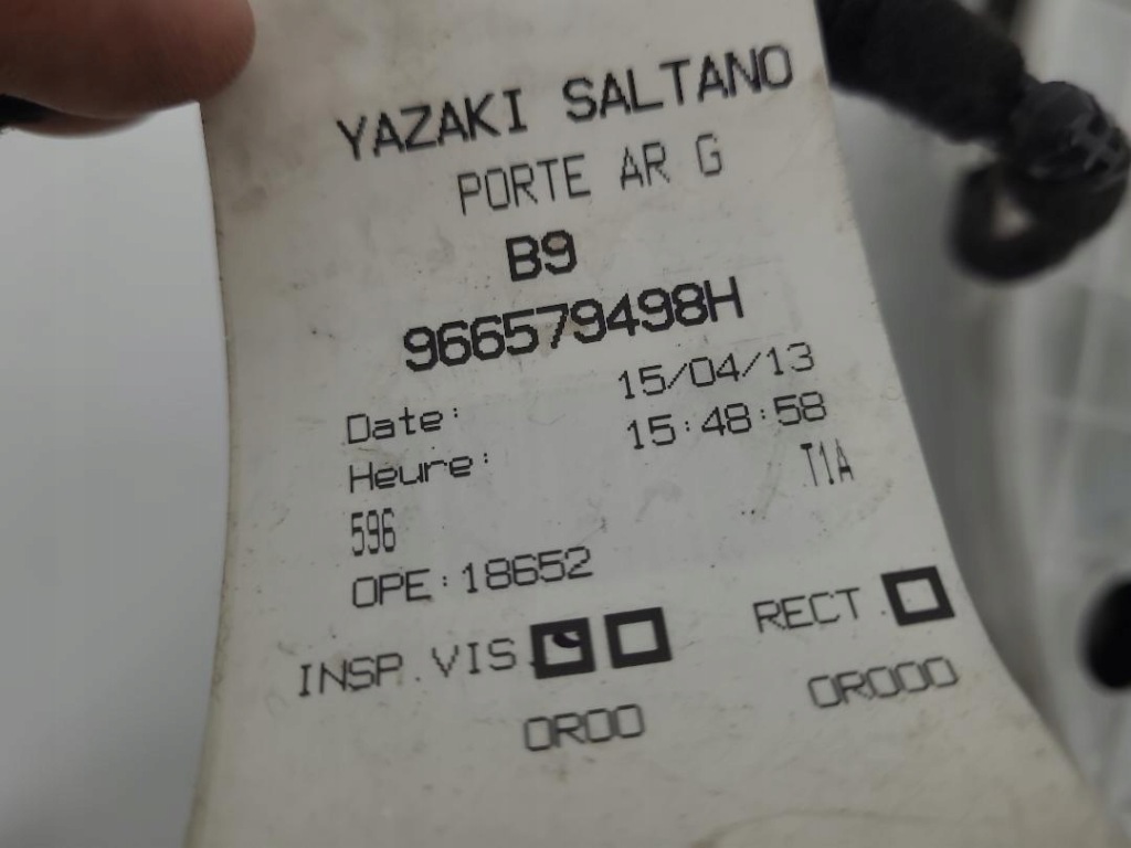 Електропроводка джгут двері лівий задній peugeot partner 3 08-18 966579498h в Україні