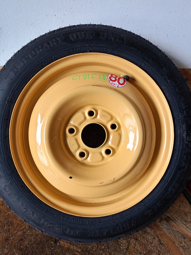 фото №1, Колесо докатка honda civic ix 5x114.3 r15 15"