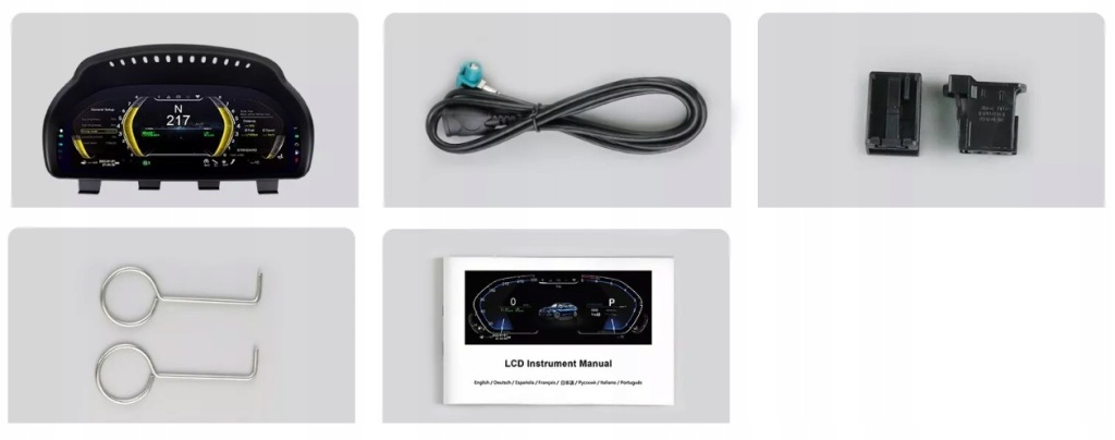 Цифровой панель приборы lcd bmw f07 f10 f11 f06 f12 f01 f02 f15 f16 f25 f26 в Украине