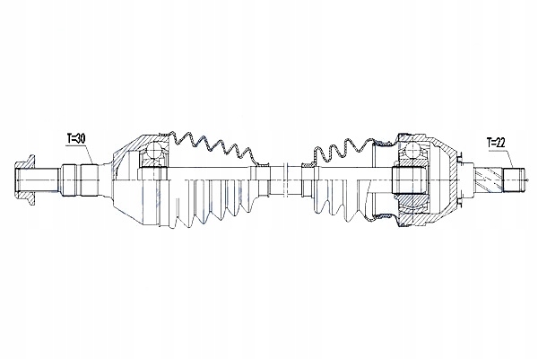 фото №11, Приводной вал приводная opel vectra c 1.6 1.8 02- signum 1.8 03- fiat croma