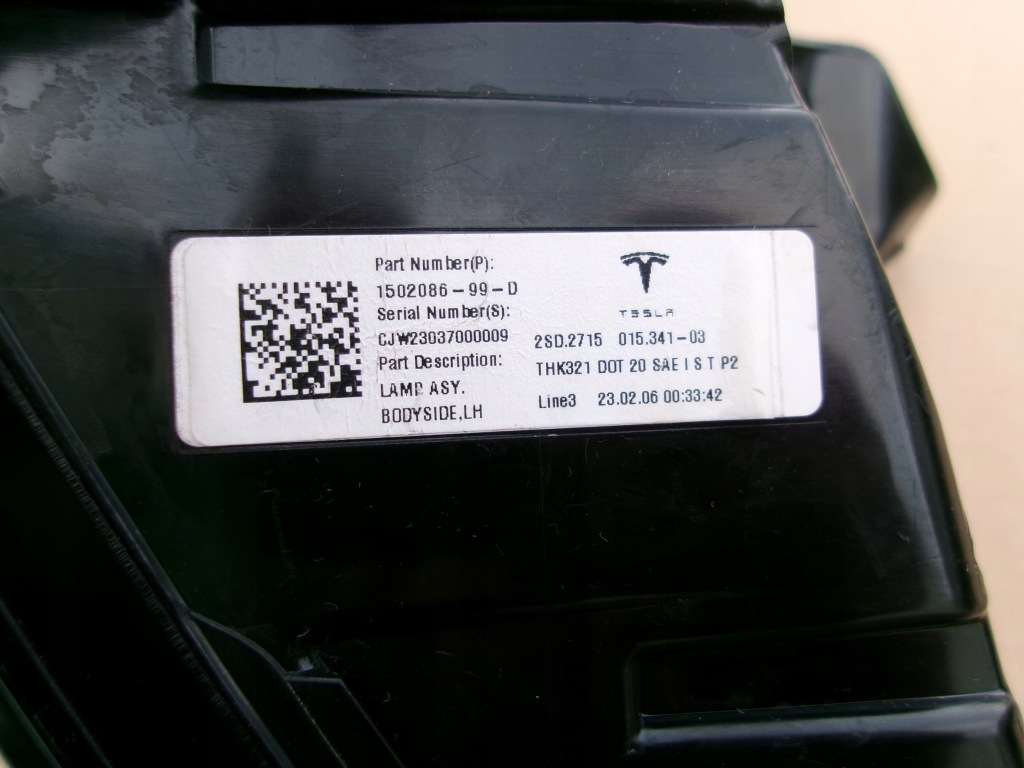 Фара левая задний  задняя led tesla 3 21-23 европа Доставка