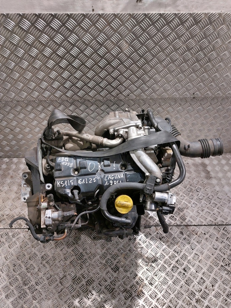фото №14, Двигун з обладнання renault laguna ii 1.9dci f9q1758