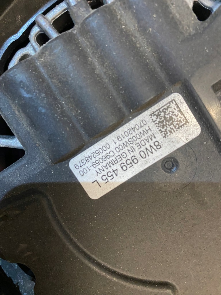 фото №6, Вентиляторы радиатора корпус audi a4 8w a5 f5 a6 a7 4k a8 4n q7 q8 touareg