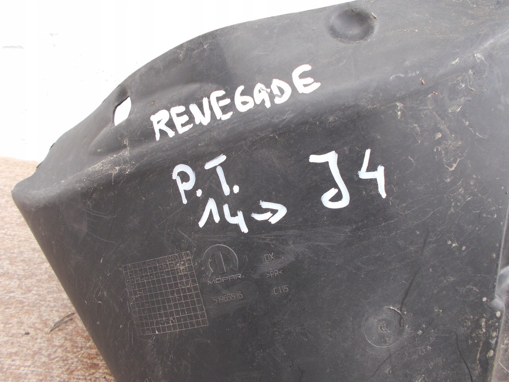 фото №3, Jeep renegade 14-22 51965516 підкрилок праве задня задні