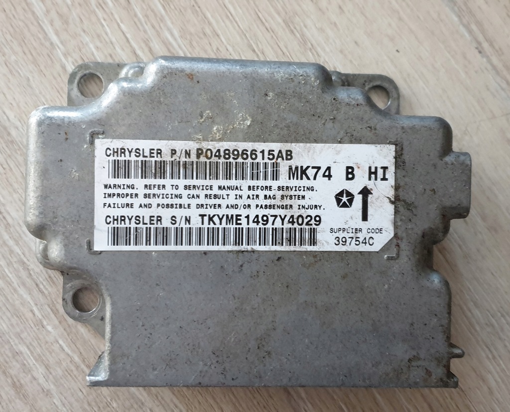 фото №1, Модуль датчик подушка безопасности jeep patriot p04896615ab