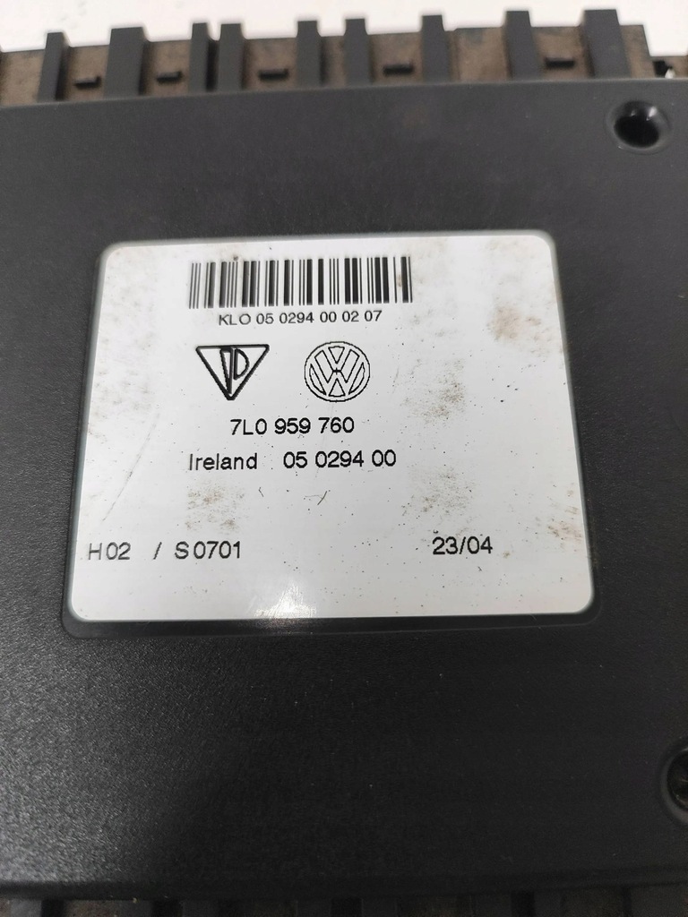 фото №7, Volkswagen touareg i 2004 модуль / блок керування сидіння