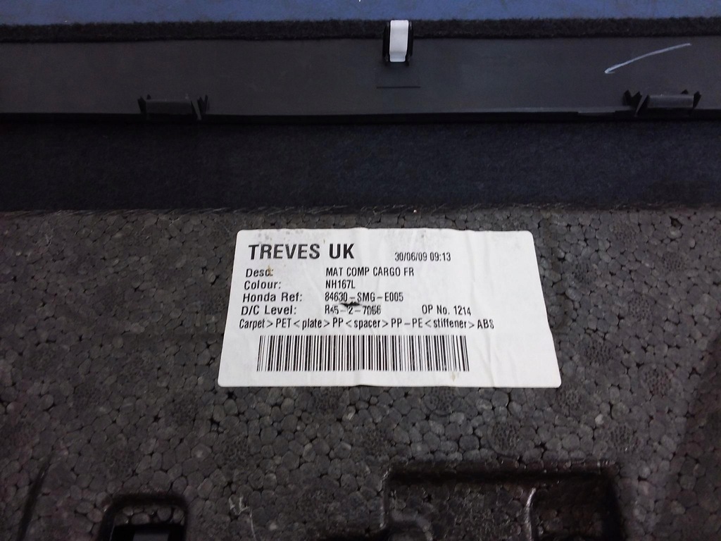 фото №4, Honda civic vii ufo 5d обшивка багажника