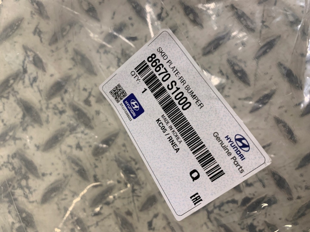 Купить Новый оригинальный спойлер задний диффузор задняя hyundai santa fe iv 19-24