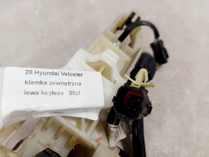 фото №9, Veloster 1 i ручка наружная p9r левая keyless