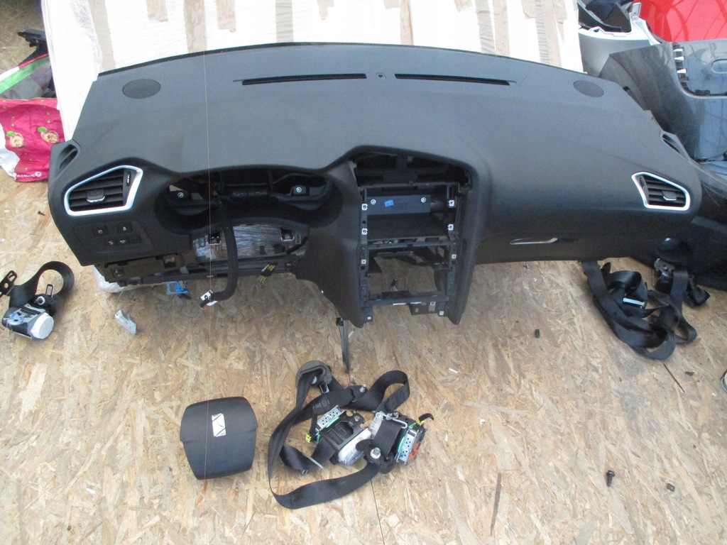 фото №1, Citroen ds4 консоль приборная панель подушки безопасности натяжители oryg