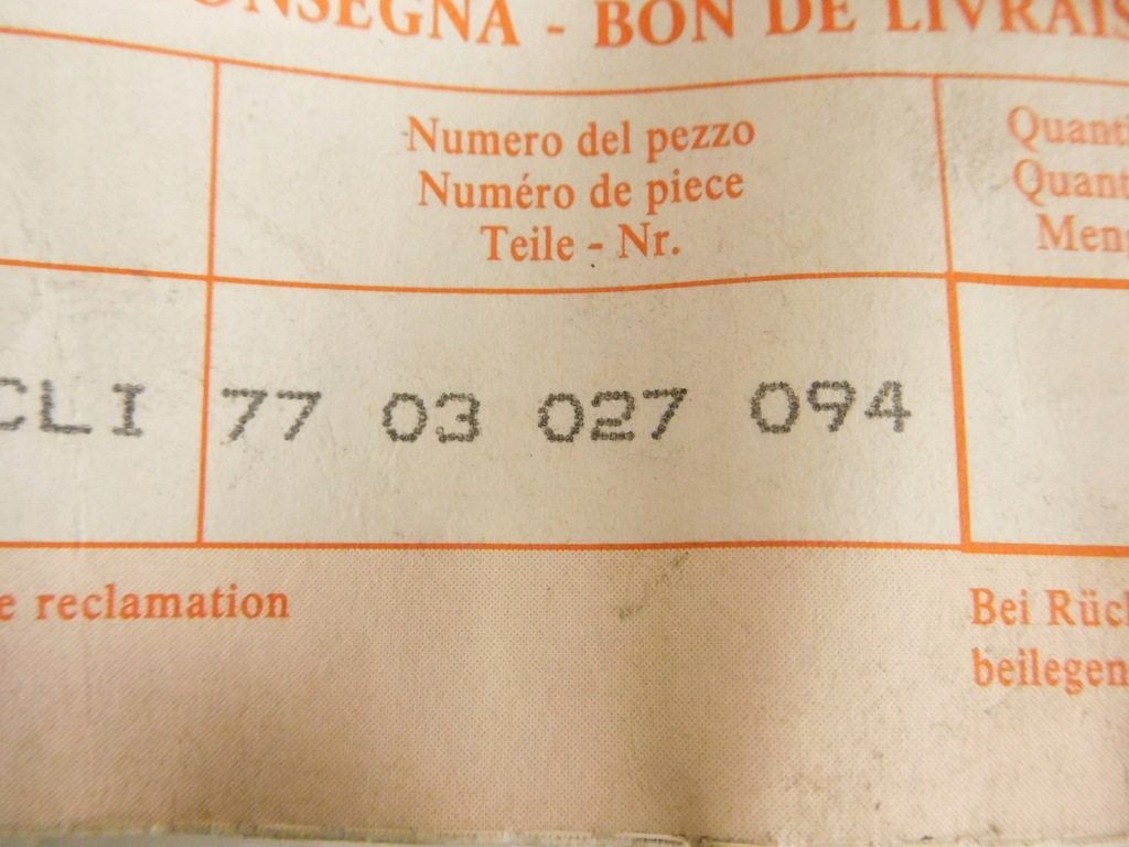 фото №6, Болт блок двигателя renault master i 7703027094