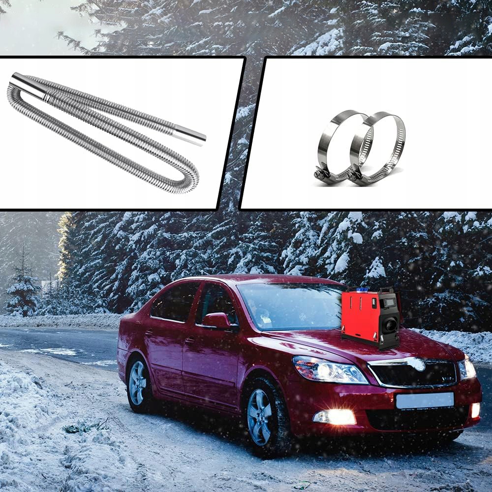 фото №8, Wąż випускний o довжини 300 cm труба вихлопна з 2x супорти труби випускної