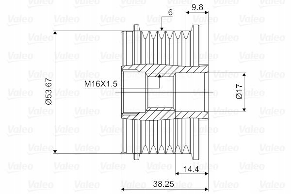 Купить Генератор - сцепление односторонний valeo 588028