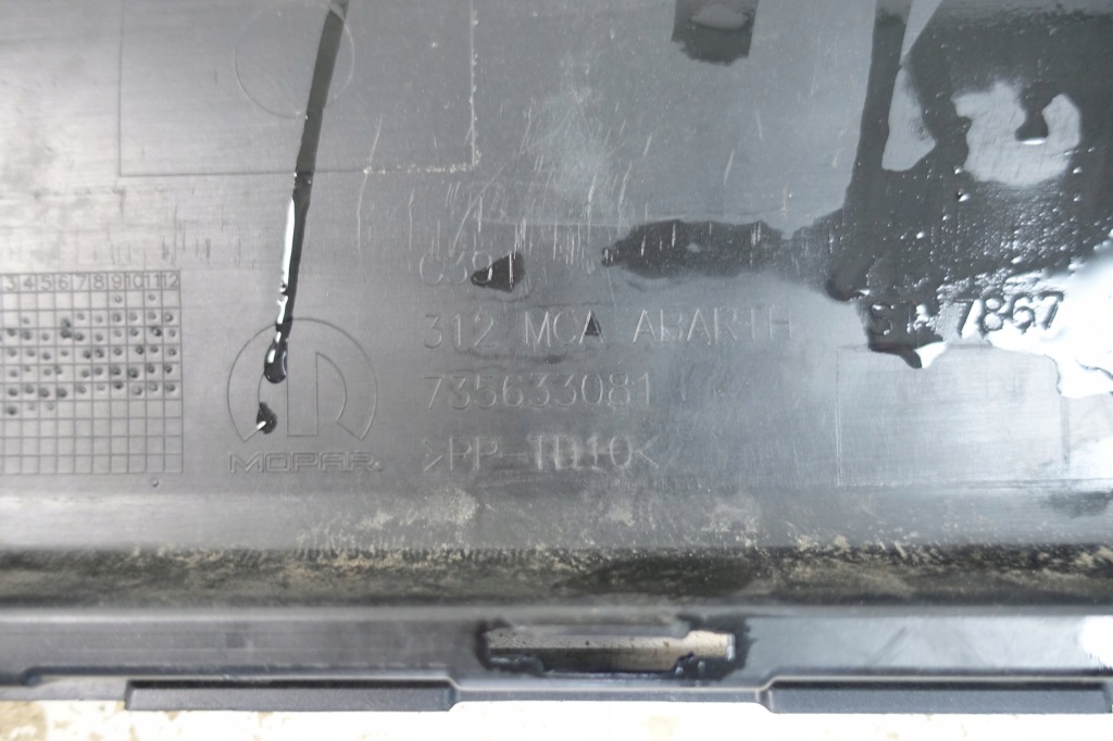 фото №10, Fiat 500 abarth lift 2015- бампер задняя задний 735633081