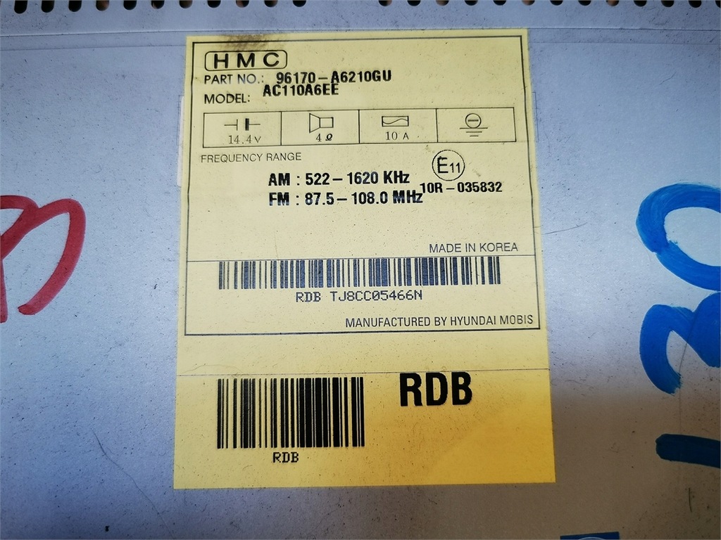 фото №4, Hyundai i30 ii 12-17 оригінальні радіо cd mp3