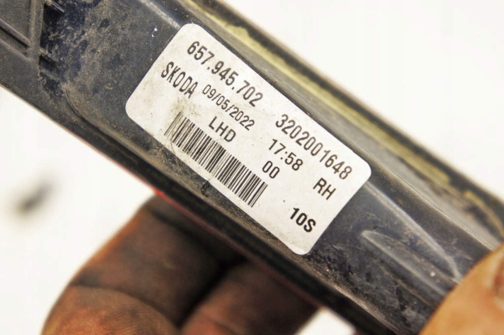 фото №7, Ub337 skoda scala отражатель бампера правый задняя 657945702