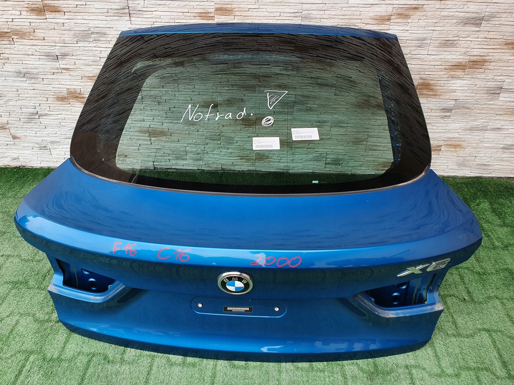 фото №1, Кришка багажника задня bmw x6 f16 колір c16
