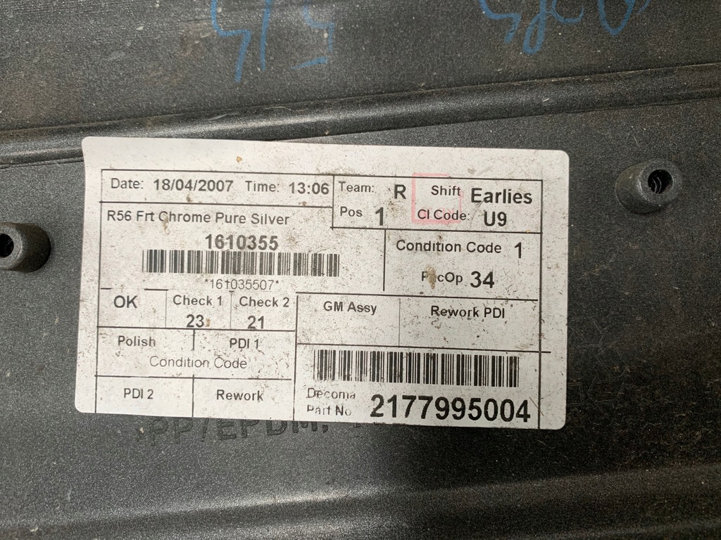 фото №6, Mini r56 06-10 бампер передний