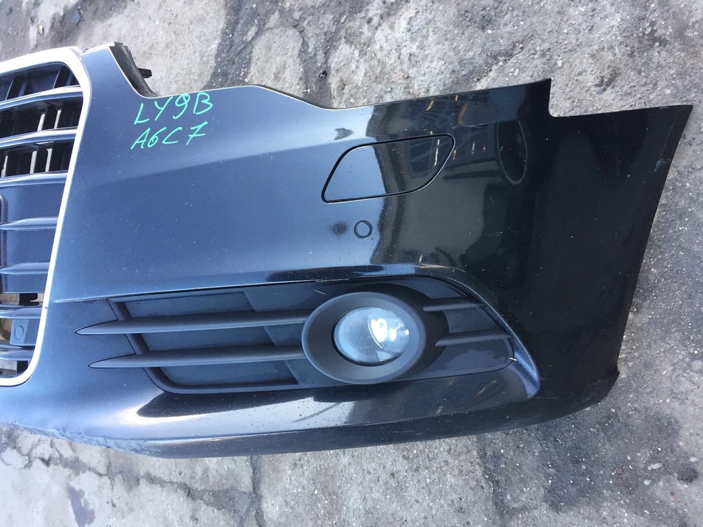 фото №7, Audi a6 c7 ly9b бампер передний решётка радиатора перед решётка радиатора