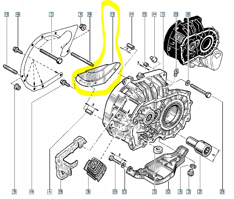 фото №11, Захист коробки передач renault clio ii 7700114587