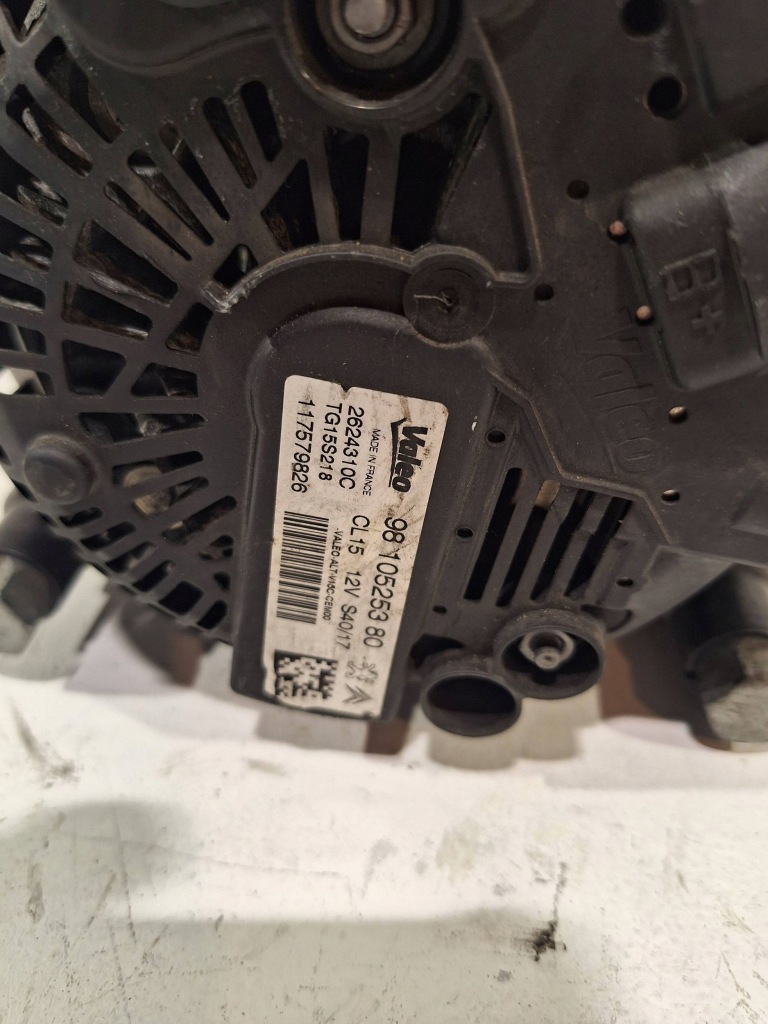 фото №8, Генератор valeo 9810525380 peugeot 208 1.6 hdi 16-