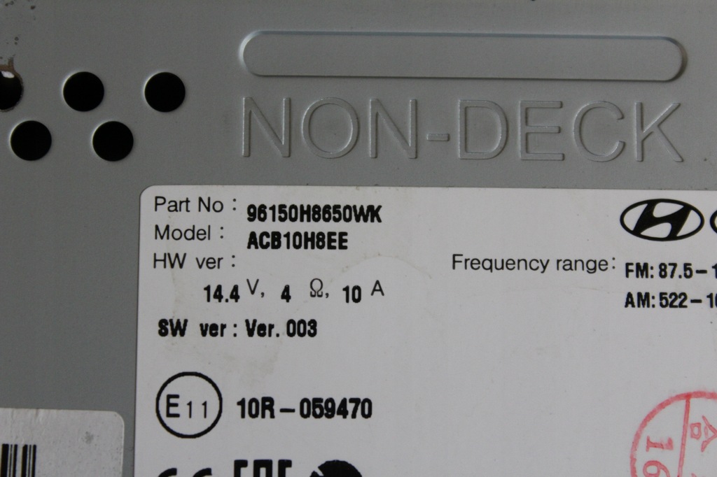 фото №3, Радіо kia rio iv 2017-2024 r