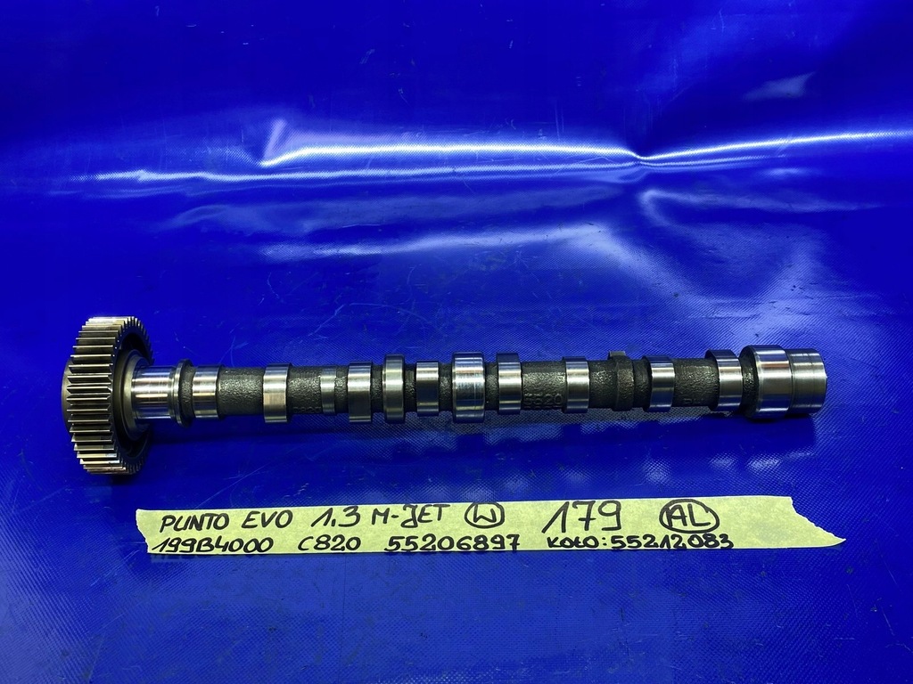 фото №12, Вал випускний punto evo doblo ii opel 1.3m-jet 199b4000 55206897 55212083