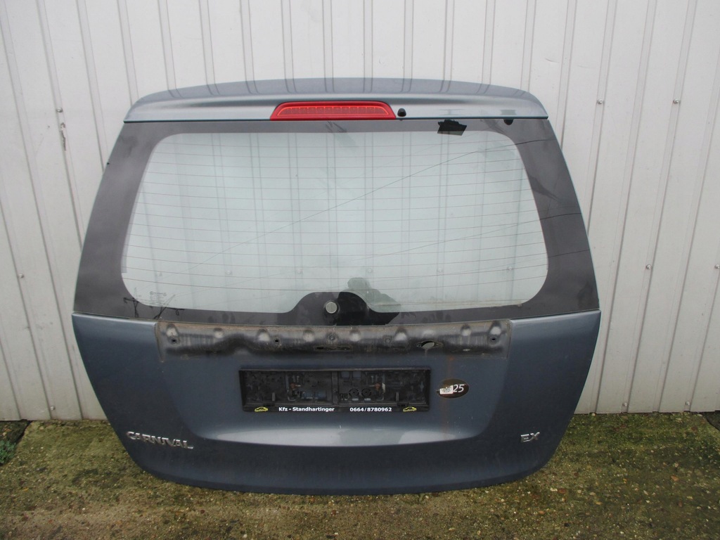 фото №1, Kia carnival 3 iii 04- кришка багажника задня з скло