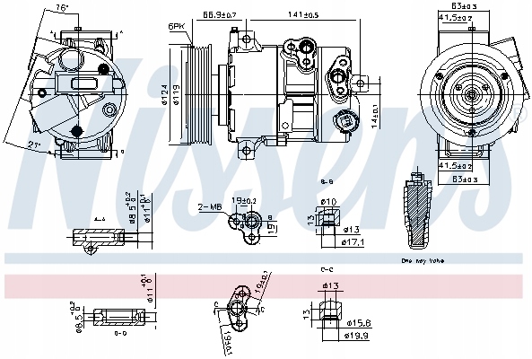 фото №8, Компрессоры кондиционера nissens 890767