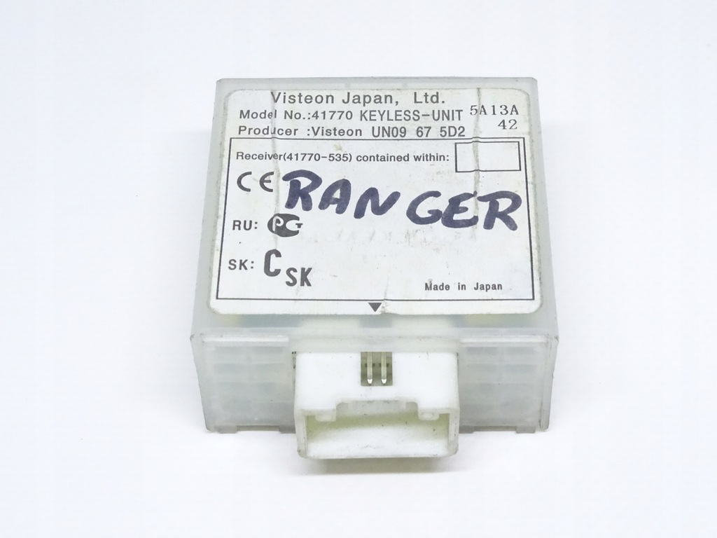 фото №1, Ford ranger ii mazda b2500 98-06 модуль центрального замка