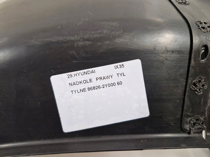 фото №6, Hyundai ix35 подкрылок правый задняя правое задние 86826-2y000