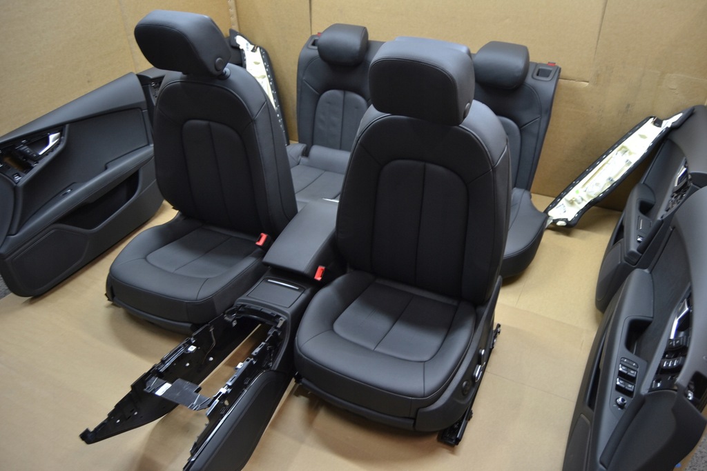 фото №12, Audi a7 c7 4g сиденья заднее сиденье обшивки кожа nowe