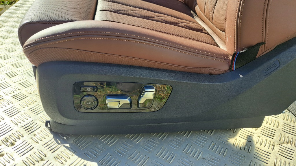 фото №7, Bmw x5 g05 lift 2023 rok сиденье сиденья обивка merino coffee nowe