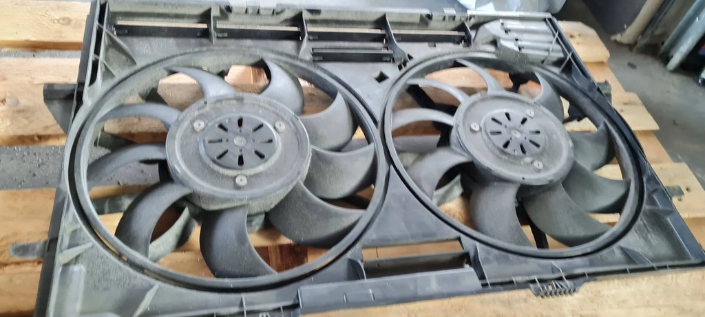 фото №12, A6 c7 4g lift вентиляторы радиатора модули 3.0 tfsi 4h0121003n s4 b8 s5 sq5