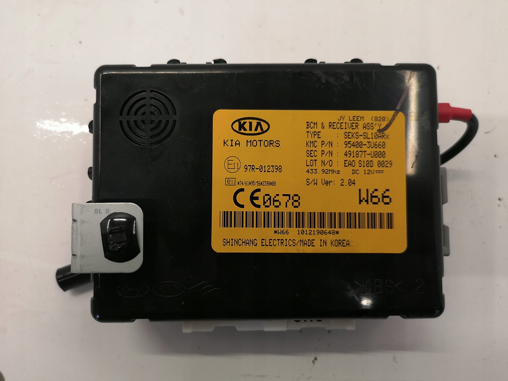 фото №1, Kia sportage iii модуль блок керування bcm 95400-3u660