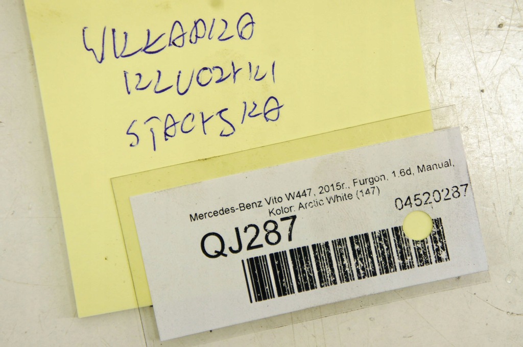 фото №7, Qj287 mercedes vito w447 замок запалювання a4479004505 ключі вкладка комплект