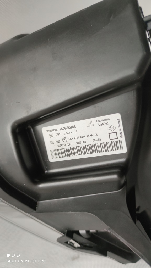 фото №7, Dacia duster фара левый лампа левая